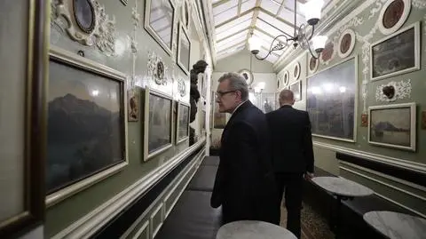 Poland&#039;s deputy PM and minister of culture Piotr Gliński visited Caffe Greco on Friday