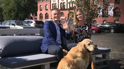 Joanna Krupa w Słupsku. Spotkała się z Robertem Biedroniem