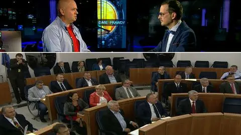 Roman Kurkiewicz i Jan Wróbel w programie "Dwie prawdy"
