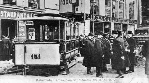Tramwaj nie wjechał do sklepu pierwszy raz. W 1912 r. stał się reklamą
