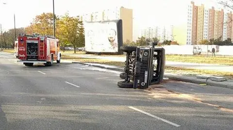 Wypadek zablokował część stolicy