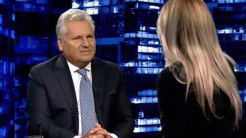 Aleksander Kwaśniewski  był gościem "Kropki nad i"