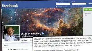 Stephen Hawking dołączył do Facebooka