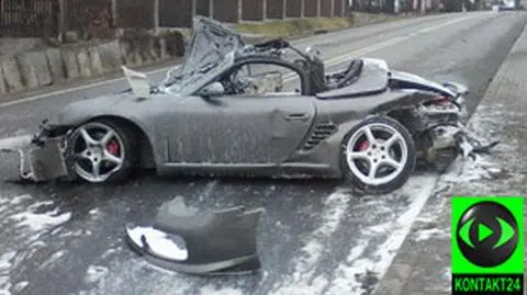Wbił się porsche w płot, usłyszal wyrok. Pirat z Mszany Dolnej trafi do więzienia