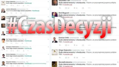 Debata #CzasDecyzji cieszyła sie dużym zainteresowaniem w mediach społecznościowych