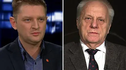 Andrzej Rozenek i Stefan Niesiołowski w "Kropce nad i" 