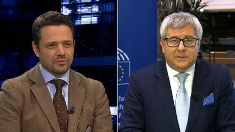 Rafał Trzaskowski i Ryszard Czarnecki w "Faktach po Faktach"