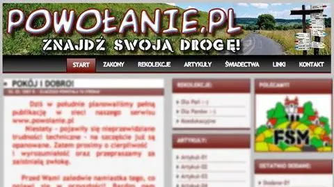 Przyszli księża znajdą w internecie powolanie.pl