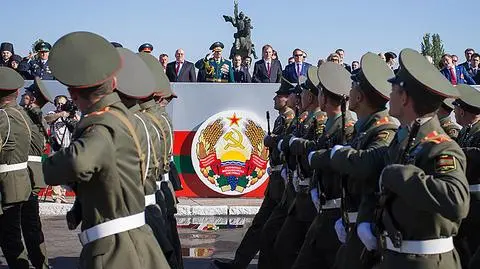 Parada wojskowa w separatystycznym Naddniestrzu