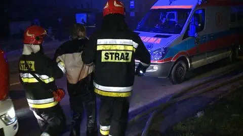 Częstochowa: pożar opuszczonej kamienicy