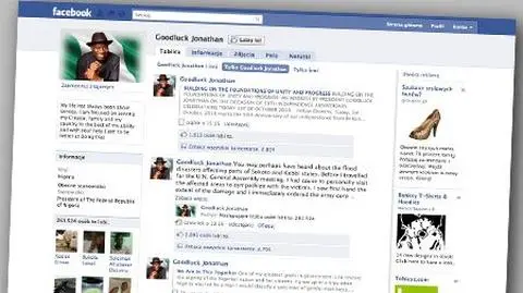 Nigeryjski prezydent królem Facebooka
