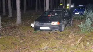 Nastolatek próbował uciec do lasu
