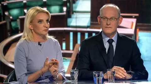 Agnieszka Ścigaj i Robert Kwiatkowski w "Faktach po Faktach"