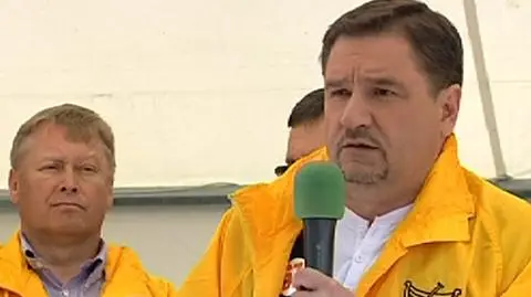 Przewodniczący Duda przemawia