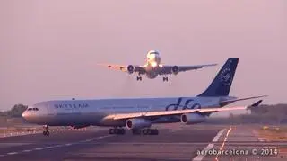 Pilot Boeinga w ostatniej chwili zrezygnował z lądowania