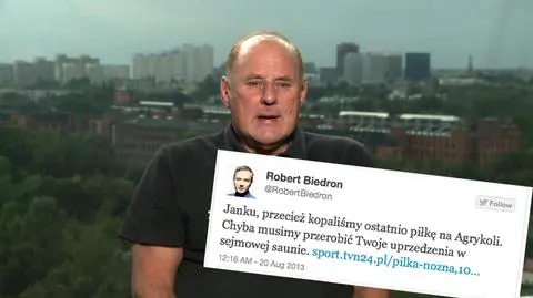 Robert Biedroń odpowiedział Janowi Tomaszewskiemu