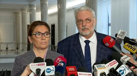 Mazurek krytykuje opozycję po spotkaniu Kaczyński-Salvini