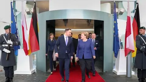Berlin. Prezydent Andrzej Duda spotkał się z kanclerz Angelą Merkel
