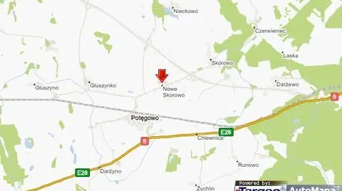 Wypadek quada w Skórowie