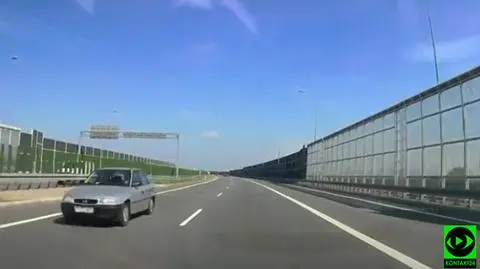 Tarnów. Policja szuka kierowcy, który jechał autostradą pod prąd