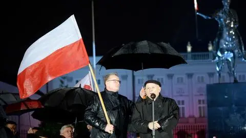 91. miesięcznica smoleńska. Jarosław Kaczyński
