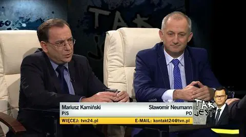 Mariusz Kamiński i Sławomir Neumann w Tak jest