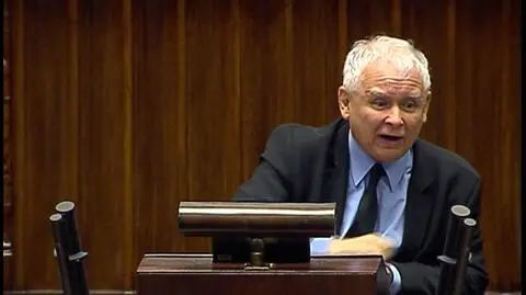 Jarosław Kaczyński tłumaczy się ze swoich słów w Sejmie