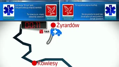 Karetka pogotowia została zawrócona przez dyspozytora