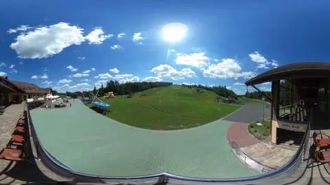 Tor saneczkowy Góra Kamieńsk 360 stopni. Polska na weekend/360