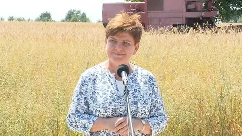 Rolnictwo. Beata Szydło w Odrzywole