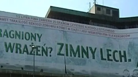 Reklama "Zimny Lech" znika nie tylko z Krakowa