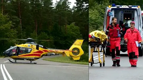 Wypadek w Wielkiej Piaśnicy. Jedna osoba bardzo ciężko ranna