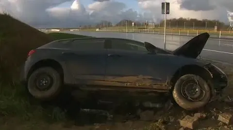 Kolizja pięciu samochodów