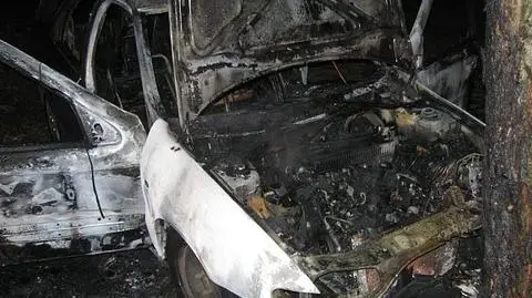 Wyciągnęli pijaną z płonącego samochodu