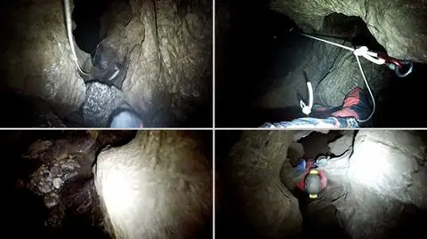 Tatry. Grotołazi uwięzieni w jaskini. Ratownicy poszerzyli korytarz