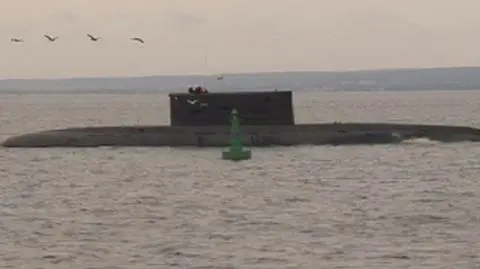 ORP "Orzeł" się zanurzył