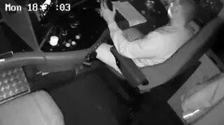 Maszynista oślepiony laserem