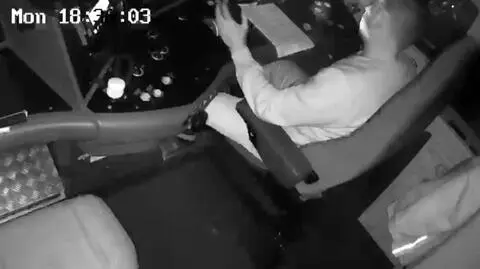 Maszynista oślepiony laserem