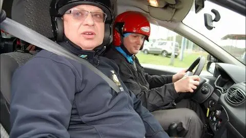 Niewidomy pędził 120 km/h