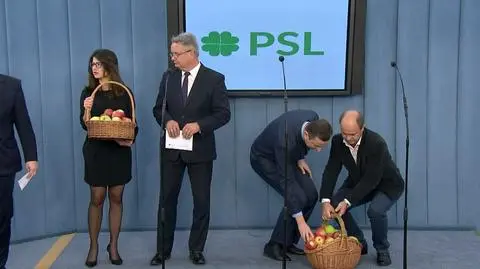 Kosz z owocami jest już znakiem rozpoznawczym PSL