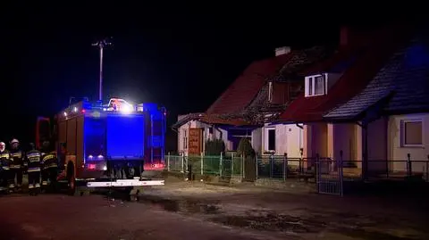Cieszyno Łobeskie. Wybuch gazu. Pięciu strażaków rannych