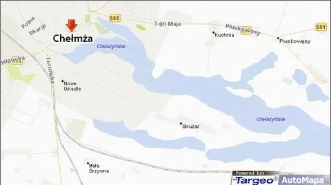 Motolotniarz wpadł do jeziora. Szukają go