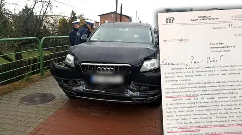 Kolizja kolumny rządowej w Imielinie. SOP ujawnił koszt naprawy aut