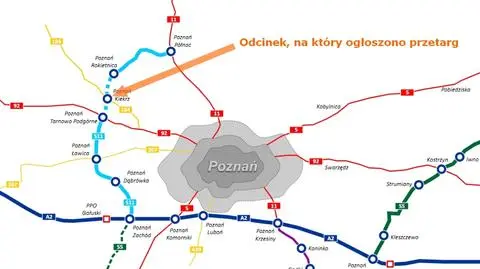 Ruszył przetarg na dokończenie 
obwodnicy Poznania