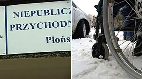 Przychodnia nie dla niepełnosprawnych.
"Jeżeli chcą się dostać, to się dostają"