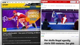 Wpadka Nogala opisywana na świecie