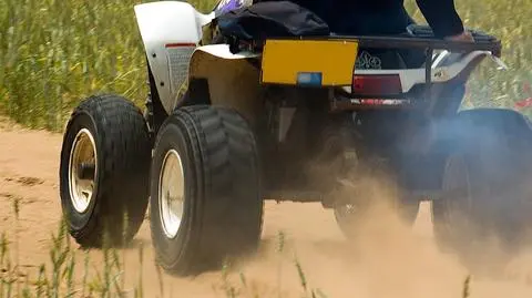 Dzieci jeździły quadem bez nadzoru rodziców