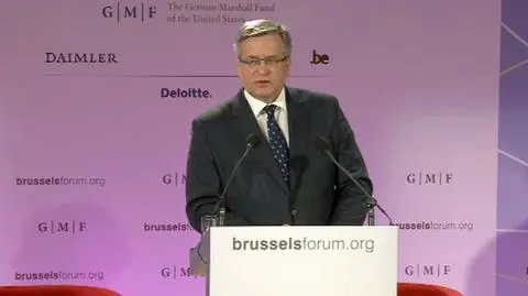 Komorowski: fundamenty naszego bezpieczeństwa są poważnie nadwyrężone