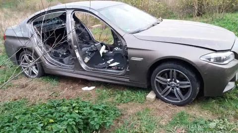 BMW w dużej mierze było już rozebrane