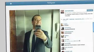 To pierwsza "słitfocia" premiera Rosji Dmitrija Miedwiediewa 